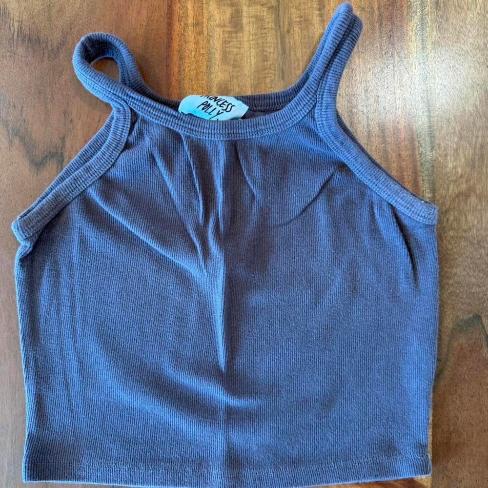Princess Polly Brown crop tank